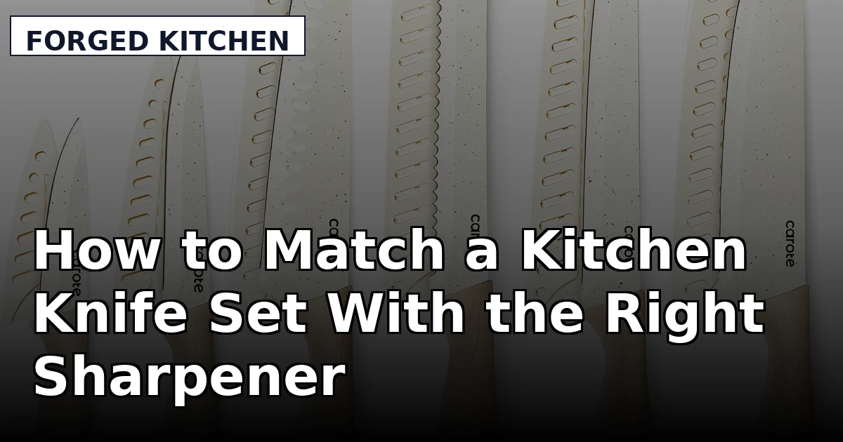 How to Match a Kitchen Knife Set With the Right Sharpener