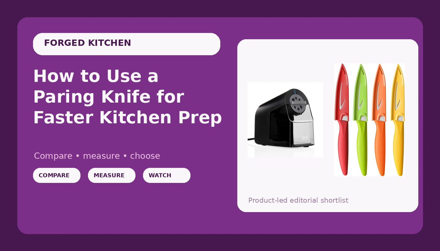 How to Use a Paring Knife for Faster Kitchen Prep